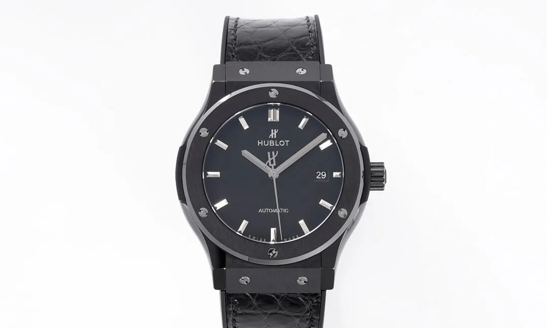 GSF Hublot Classic Fusion 542.CM.1171.RX GS Factory 1:1 Best Edition Replica Watch Black Leather Strap